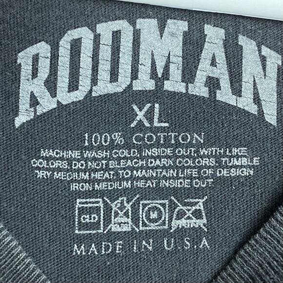 Dennis Rodman The Worm T-Shirt Chicago Bulls Retro Graphic USA Made XL - Picture 6 of 8